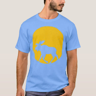 Camiseta Suecia solar da meia-noite Moose Escandinávia do N