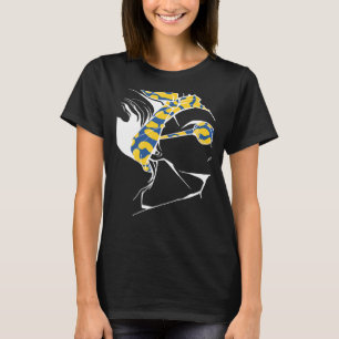 Camiseta Suecia Sueca Sinalizador de Mulher Orgulhosa Conta