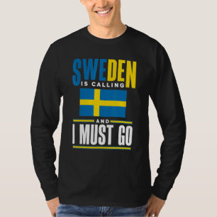 Camiseta Suécia Sueco Bandeira da Suécia A Suécia Está Cham