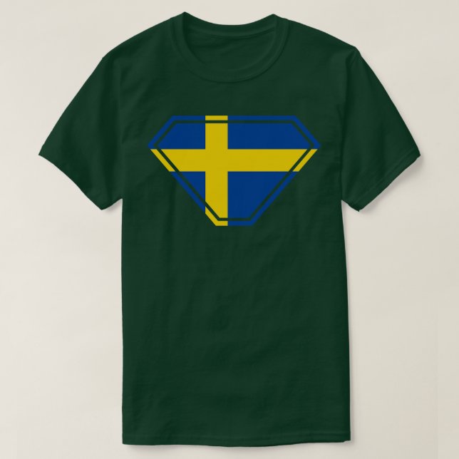 Camiseta Suecia SuperEmpowerShield (Frente do Design)