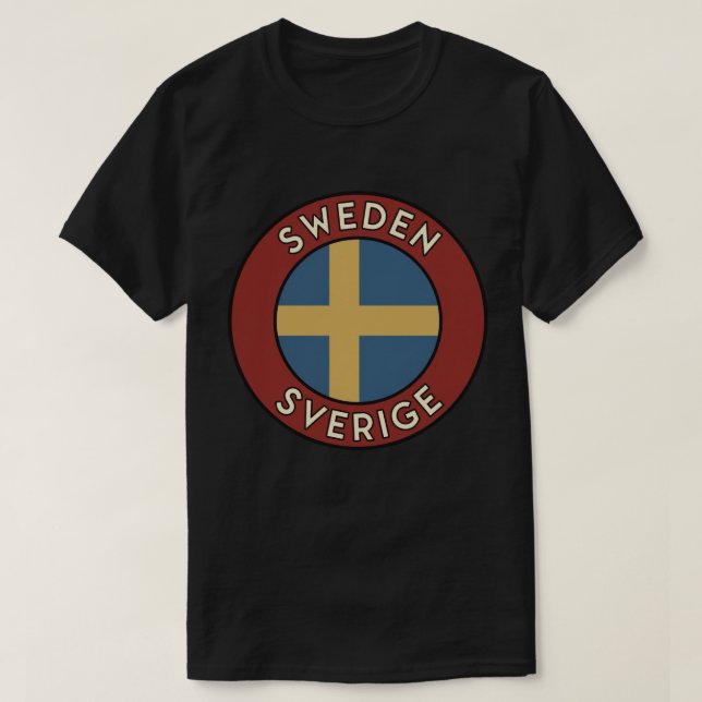 Camiseta Suécia Sverige (Frente do Design)