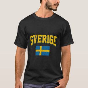 Camiseta Suecia Ventilador Sverige do Futebol de Bandeira d