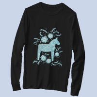 sueco Dala Horse Teal Green Viking