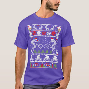 CAMISETA SUÉTE DE NATAL MOUNTAIN BIKE UGLY