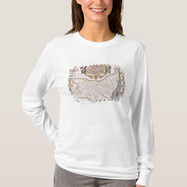 Camiseta Suffolk e a situação de Ipswich (Frente)