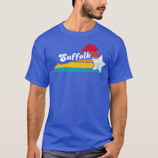 Camiseta Suffolk Virginia Vintage angustiou Souvenir 2