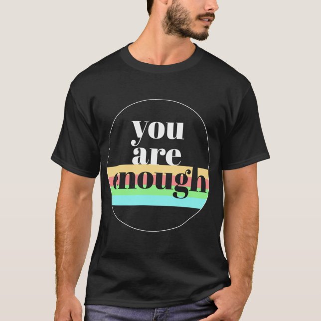 Camiseta Suficiente Citação Para A Consciência Mental Da Sa (Frente)