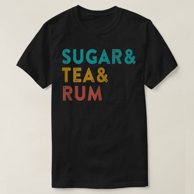 Camiseta Sugar e Tea e Rum Wellerman - Vídeo Viral Retroati (Frente do Design)