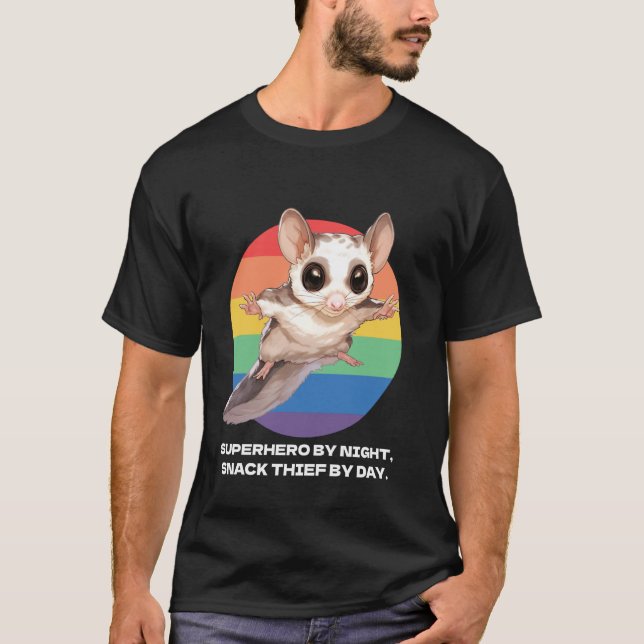 Camiseta Sugar glider saltador (Frente)