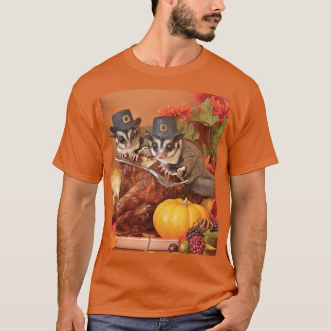 Camiseta Sugar Glider Thanksgiving (Frente)