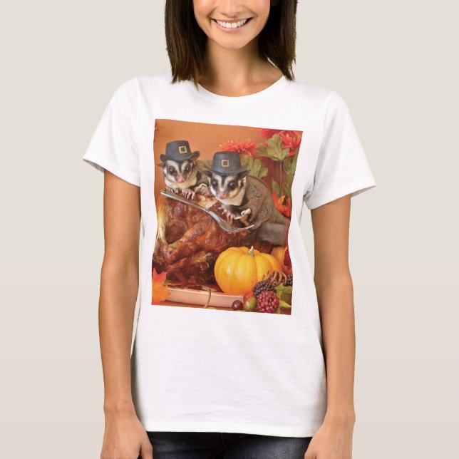 Camiseta Sugar Glider  Thanksgiving (Frente)