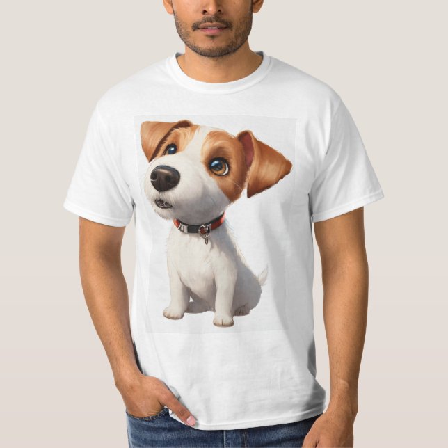 Camiseta "Sugar Pup Bliss: Adorável Pau Pau Pau Tee" (Frente)