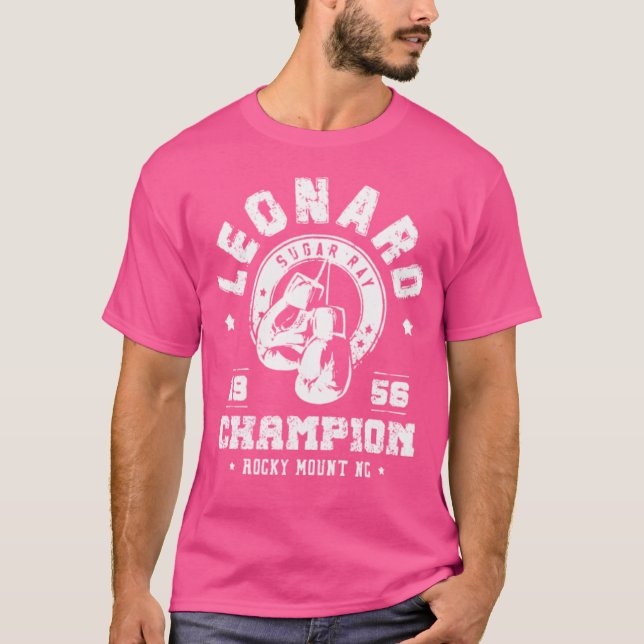 Camiseta Sugar Ray Leonard Champion (Frente)