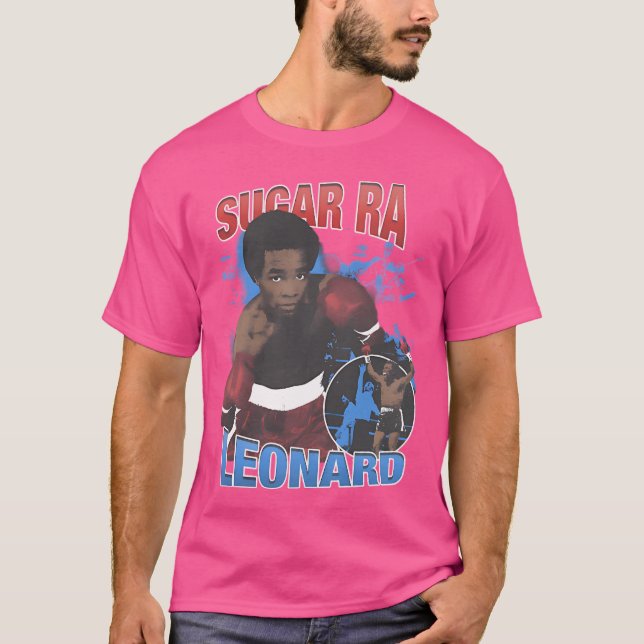 Camiseta Sugar Ray Leonard Vintage (Frente)