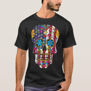 Camiseta Sugar Skull Daisy American Flag