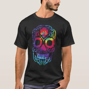 Camiseta Sugar Skull Dia De Los Muertos Halloween Figurume 