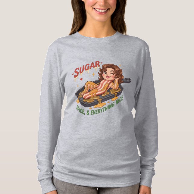 Camiseta Sugar Spice and Everything Nice – Sassy Girl (Frente)