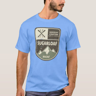 Camiseta Sugarloaf Rangeley Stratton Maine Tamanho Grande