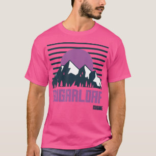 Camiseta Sugarloaf Vintage Montanhas Hiking Maine Retro
