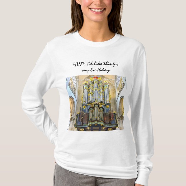 Camiseta SUGESTÃO: Eu gostaria deste para meu aniversário - (Frente)