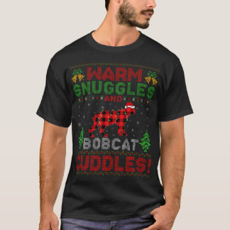 Camiseta Sugestões Quentes E Cuddles Bobcat Oferecem Bobcat