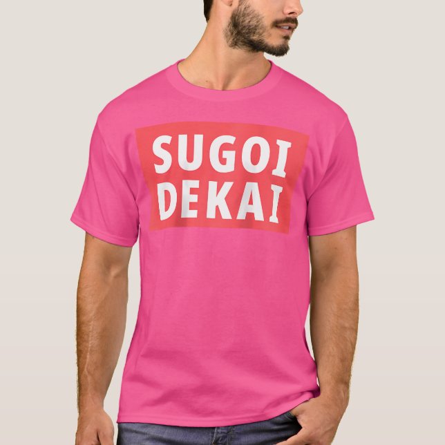 Camiseta Sugoi Dekai Anime Cosplay 	 Baseball (Frente)