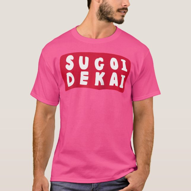 Camiseta Sugoi Dekai Anime Cosplay 	 Baseball (Frente)