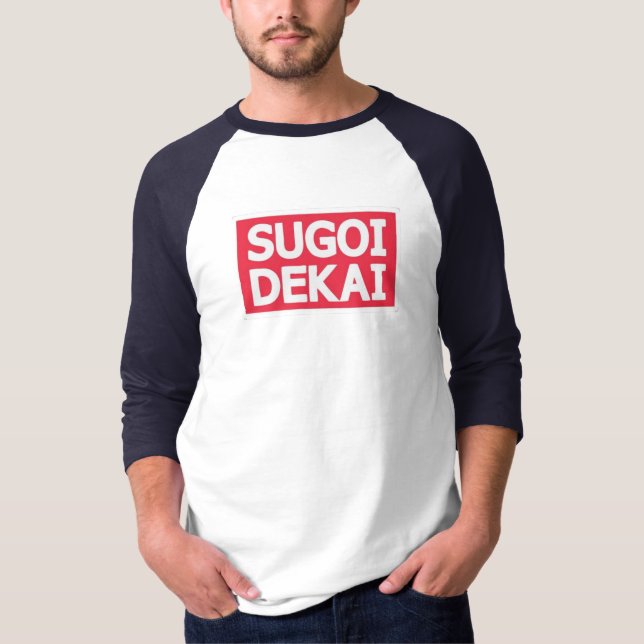 Camiseta Sugoi Sekai (Frente)