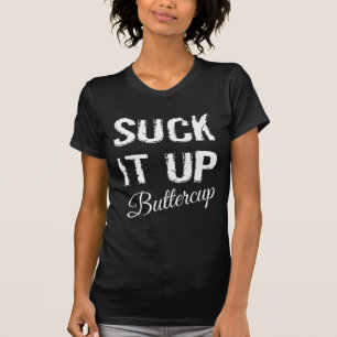 Camiseta Sugue-o acima do botão de ouro