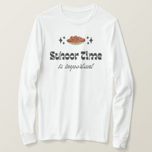 Camiseta Suhoor Time Ramadan Night Islâmico
