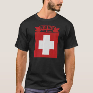 Camiseta Suiça 1 produzida na Suíça