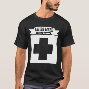 Camiseta Suiça 1 produzida na Suíça