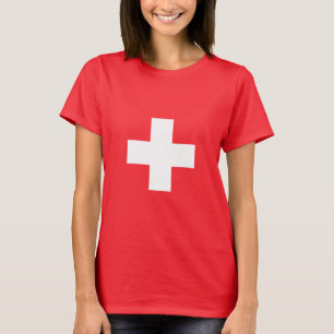 Camiseta Suíça - Bandeira Suíça