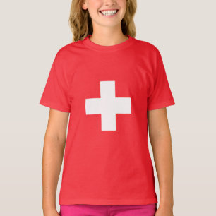 Camiseta Suíça - Bandeira Suíça