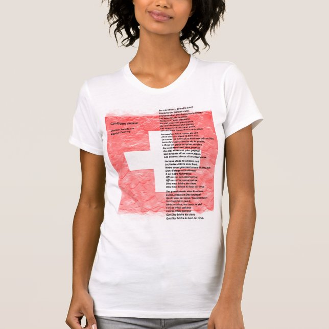 Camiseta Suiça - Cantique suisse (Frente)