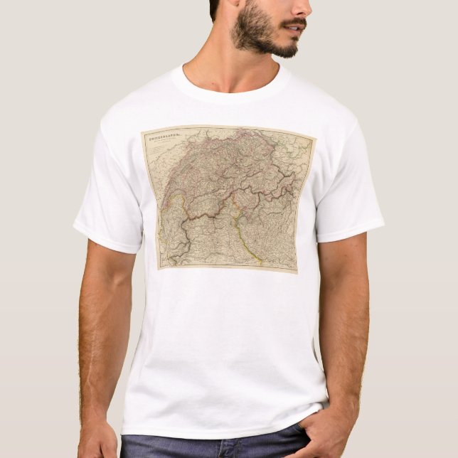 Camiseta Suiça, cumes (Frente)