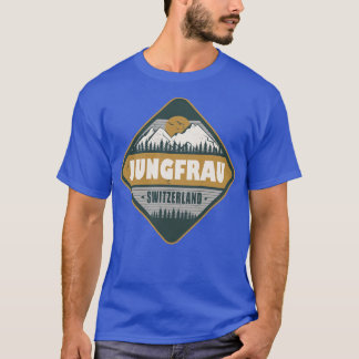 Camiseta Suiça de caminhada da Design Jungfrau