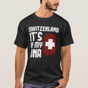 Camiseta Suiça Está no meu DNA