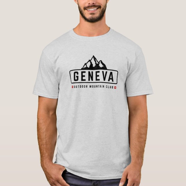 Camiseta Suiça exterior de Genebra (Frente)