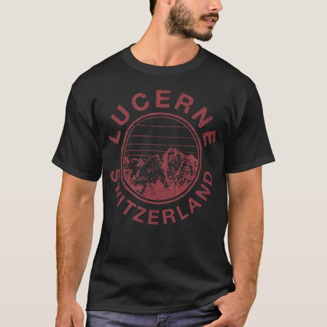 Camiseta Suíça Lucerna Luzern Retro (Frente)