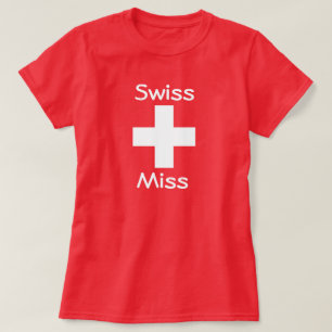 Camiseta Suíça Miss Tee