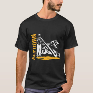 Camiseta Suiça natural do cavalo de Alfaben