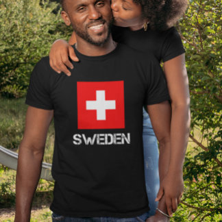 Camiseta Suiça ou Suecia? Não é o mesmo? Bandeira Suíça
