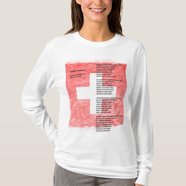 Camiseta Suiça - Salmo svizzero (Frente)