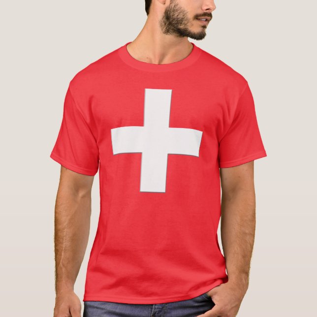 Camiseta Suíça Suisse Svizzera Helvetia Switzerland (Frente)