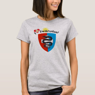 Camiseta Suíça Suisse Svizzera Svizra Switzerland alparga