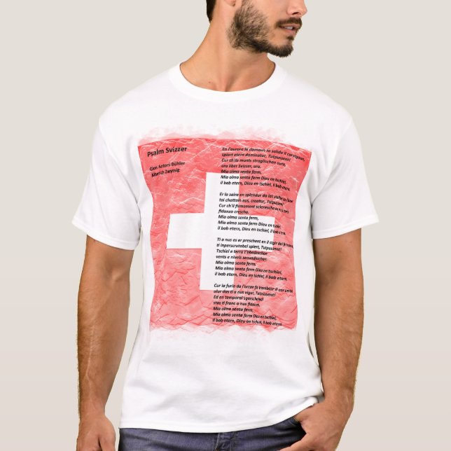 Camiseta Suiça - Svizzer T-Shirt salm (Frente)