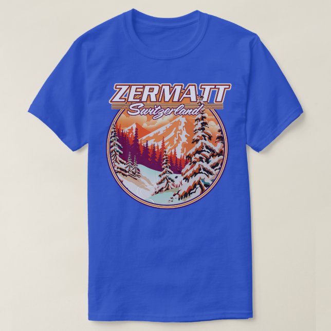 Camiseta Suiça Zermatt (Frente do Design)