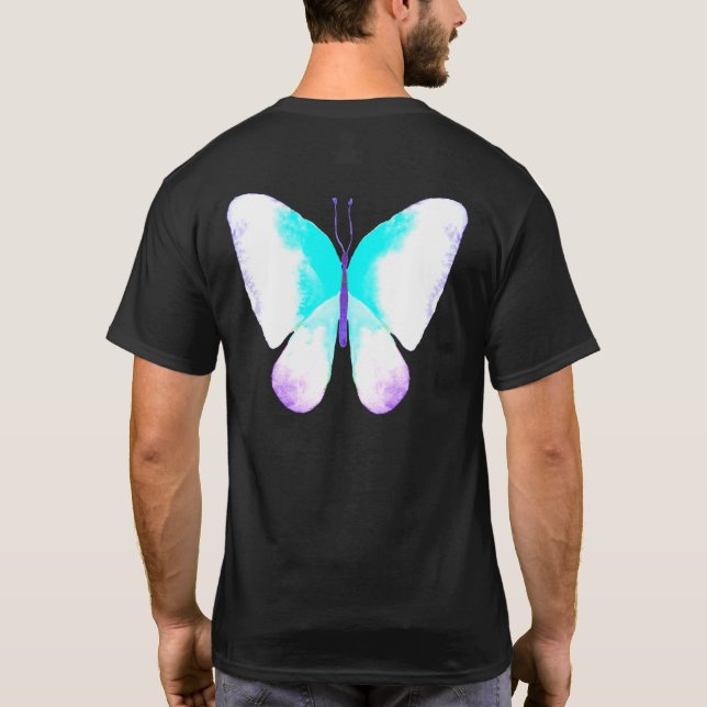 Camiseta Suicide Awareness Prevention Month Mom Dad Kids Bu (Verso)