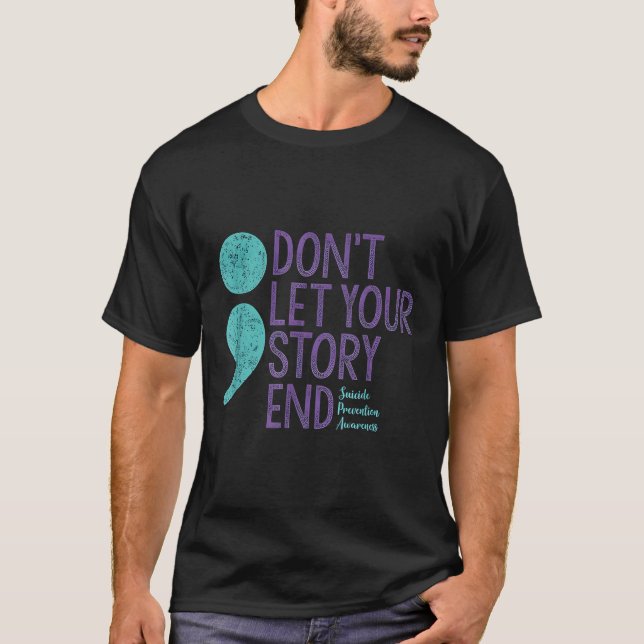 Camiseta Suicide Awareness Shirt For Women Don't Let Your S (Frente)